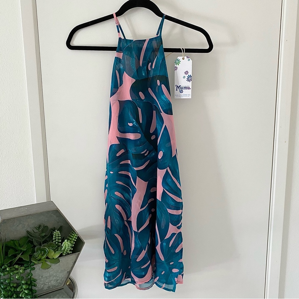 REVOLVE Show Me Your Muu Muu - Byron Dress in Palms Away Print Size Small - Picture 4 of 9